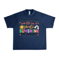 Navy good morning world your little ray of sarcastic Urban Heavy Tee - MaliasSmallBusiness