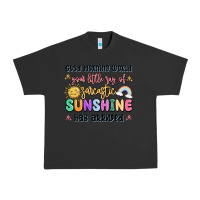 Pigment Black good morning world your little ray of sarcastic Urban Heavy Tee - MaliasSmallBusiness