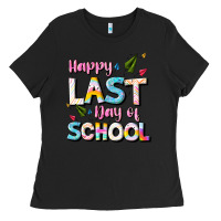 Black happy last day of school Ladies Tee - JahusDesignShop