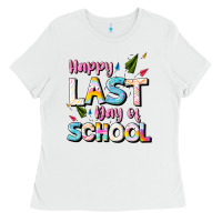 White happy last day of school Ladies Tee - JahusDesignShop