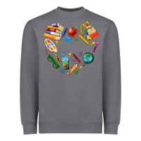 Storm teacher heart custom Heavyweight Sweatshirt - NancyCooperArtShop