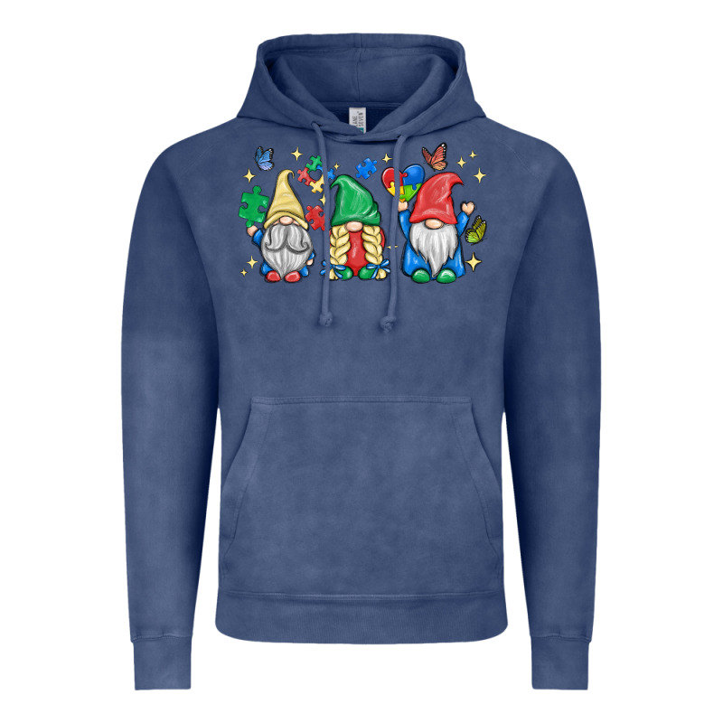 Autism Gnome Vintage Hoodie by MaliasSmallBusiness | Teevron