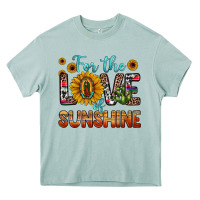Arona for the love of sunshine sunflower our lady of guadalupe Heavy Core Tee - JahusDesignShop