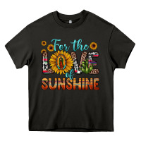 Asphalt for the love of sunshine sunflower our lady of guadalupe Heavy Core Tee - JahusDesignShop