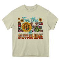Mossy for the love of sunshine sunflower our lady of guadalupe Heavy Core Tee - JahusDesignShop