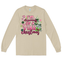 Im Dreaming Of A Pink Christmas Long Sleeve Tee | Teevron