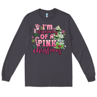 Smoke im dreaming of a pink christmas Long Sleeve Tee - MaliasSmallBusiness
