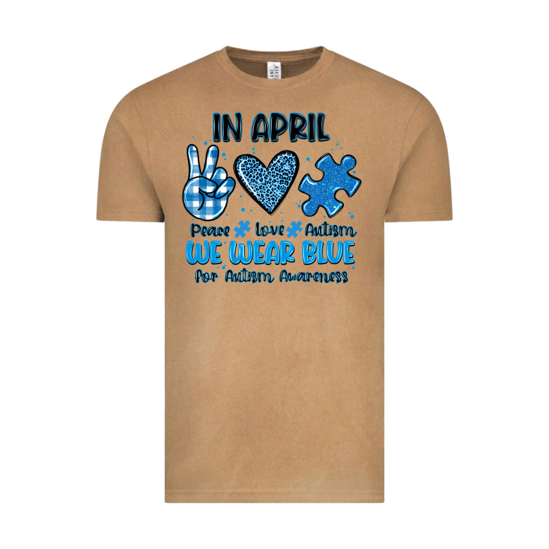 In April We Wear Blue Vintage Tee by JahusDesignShop | Teevron