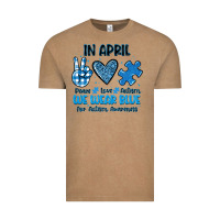 Vintage Coffee in april we wear blue Vintage Tee - JahusDesignShop