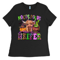 Black hocus pocus heifer Ladies Tee - AdoDesignShop
