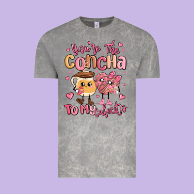 Youre The Concha To My Cafecito Mexican Pan Dulce Vintage Tee Designed By Maliassmallbusiness