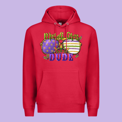 Mardi Gras Dude Premium Hoodie Designed By Cowgirlartshop
