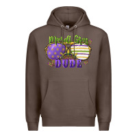 Coffee mardi gras dude Premium Hoodie - CowGirlArtShop