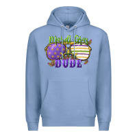 Colony Blue mardi gras dude Premium Hoodie - CowGirlArtShop