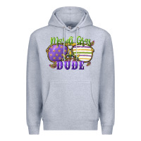 Heather Grey mardi gras dude Premium Hoodie - CowGirlArtShop