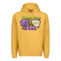 Mustard mardi gras dude Premium Hoodie - CowGirlArtShop