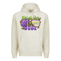 Oatmeal Heather mardi gras dude Premium Hoodie - CowGirlArtShop