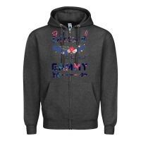 Charcoal Heather Blessed To Be Called Gammy Zipper Hoodie - Bettercallsaul