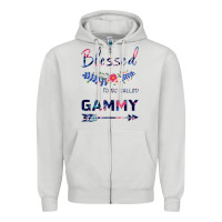 Dove Grey Blessed To Be Called Gammy Zipper Hoodie - Bettercallsaul