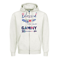 Oatmeal Heather Blessed To Be Called Gammy Zipper Hoodie - Bettercallsaul
