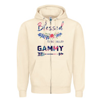 Sandshell Blessed To Be Called Gammy Zipper Hoodie - Bettercallsaul