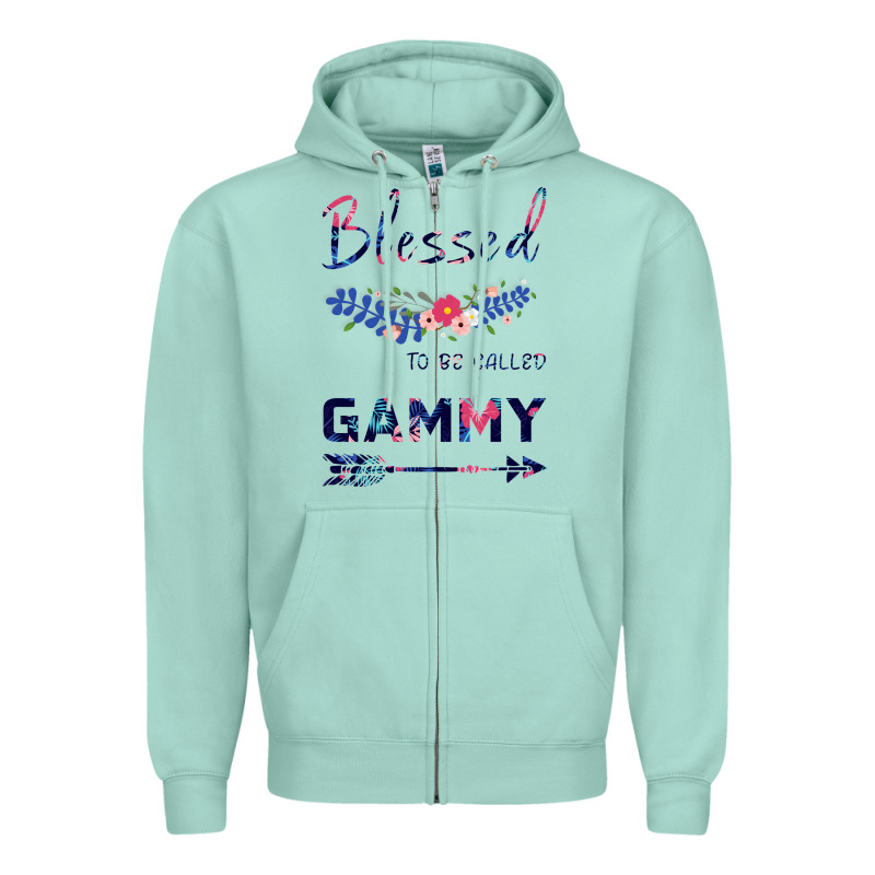 Blessed To Be Called Gammy Zipper Hoodie by Bettercallsaul | Teevron