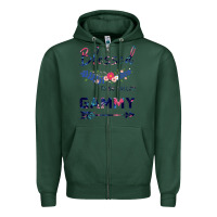Sports Green Blessed To Be Called Gammy Zipper Hoodie - Bettercallsaul