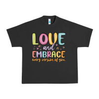 Pigment Black love and embrace every version of you Urban Heavy Tee - MaliasSmallBusiness