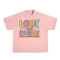 Salmon love and embrace every version of you Urban Heavy Tee - MaliasSmallBusiness