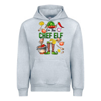 Heather Grey im the chef elf Urban Hoodie - FaDigitalArtStudio