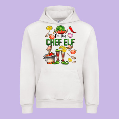 Im The Chef Elf Urban Hoodie Designed By Fadigitalartstudio