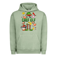 Pigment Oil Green im the chef elf Urban Hoodie - FaDigitalArtStudio