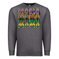 Charcoal Heather mama mardi gras Premium Sweatshirt - CowGirlArtShop