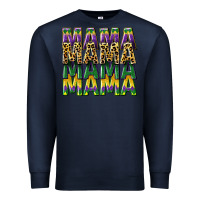 Navy mama mardi gras Premium Sweatshirt - CowGirlArtShop