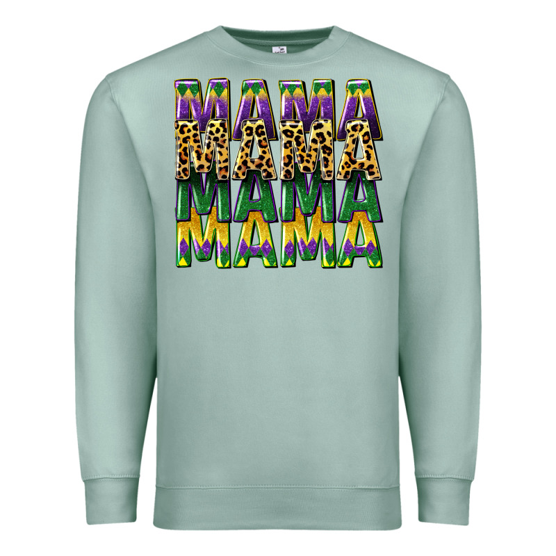 Mama Mardi Gras Premium Sweatshirt by CowGirlArtShop | Teevron