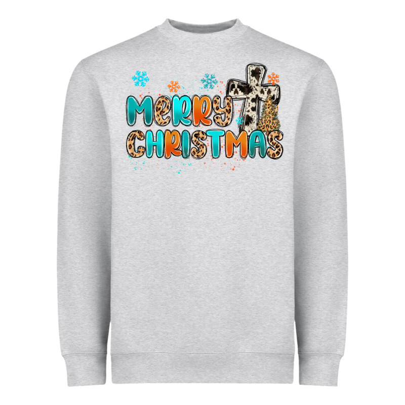 Western Merry Christmas Heavyweight Sweatshirt by MaliasSmallBusiness | Teevron