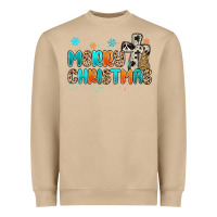 Mushroom western merry christmas Heavyweight Sweatshirt - MaliasSmallBusiness