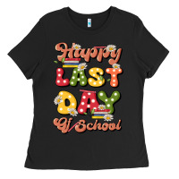 Black happy last day of school Ladies Tee - JahusDesignShop