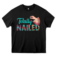 Black totally nailed bbs Heavy Core Tee - BundleAndBundleShop