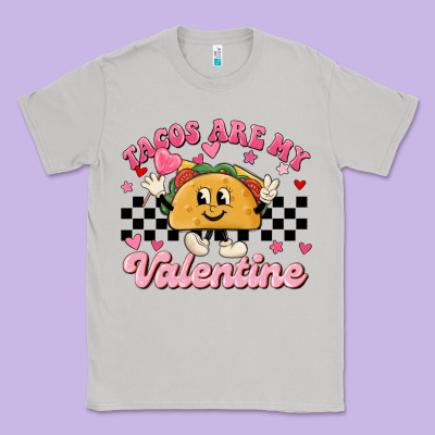Tacos Are My Valentine Classic Tee Designed By Maliassmallbusiness