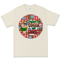 Christmas Fueled By Cocoa And Christ Ornament Premium Tee | Teevron