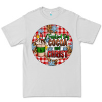 Dove Grey christmas fueled by cocoa and christ ornament Premium Tee - Artiststas
