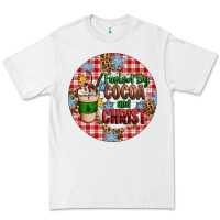 White christmas fueled by cocoa and christ ornament Premium Tee - Artiststas