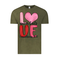 Vintage Olive love never fails valentine s day Vintage Tee - MaliasSmallBusiness