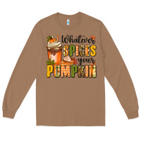 Toasted Coconut whatever spices your pumpkin Long Sleeve Tee - MaliasSmallBusiness