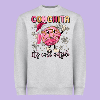 Conchita It's Cold Outside Heavyweight Sweatshirt Designed By Maliassmallbusiness