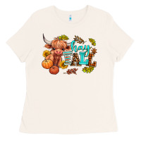 Bone hay fall heifer Ladies Tee - AdoDesignShop