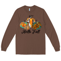 Chestnut hello fall Long Sleeve Tee - JahusDesignShop
