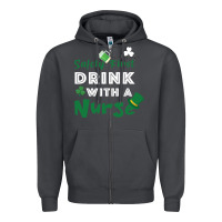 Smoke Safety First Drink With A Nurse Zipper Hoodie - Bettercallsaul