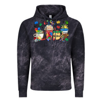 Autism Awareness Day Coffee Cups Vintage Hoodie | Teevron